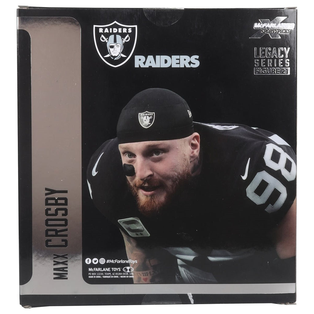 NFL SportsPicks 2024 Wave 2 Las Vegas Raiders Maxx Crosby 7-Inch Scale Posed Figure