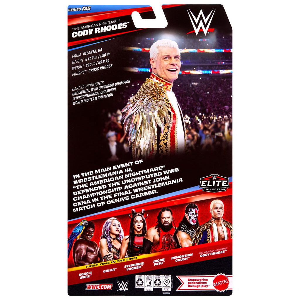 WWE Elite Collection Series 125 Cody Rhodes Action Figure