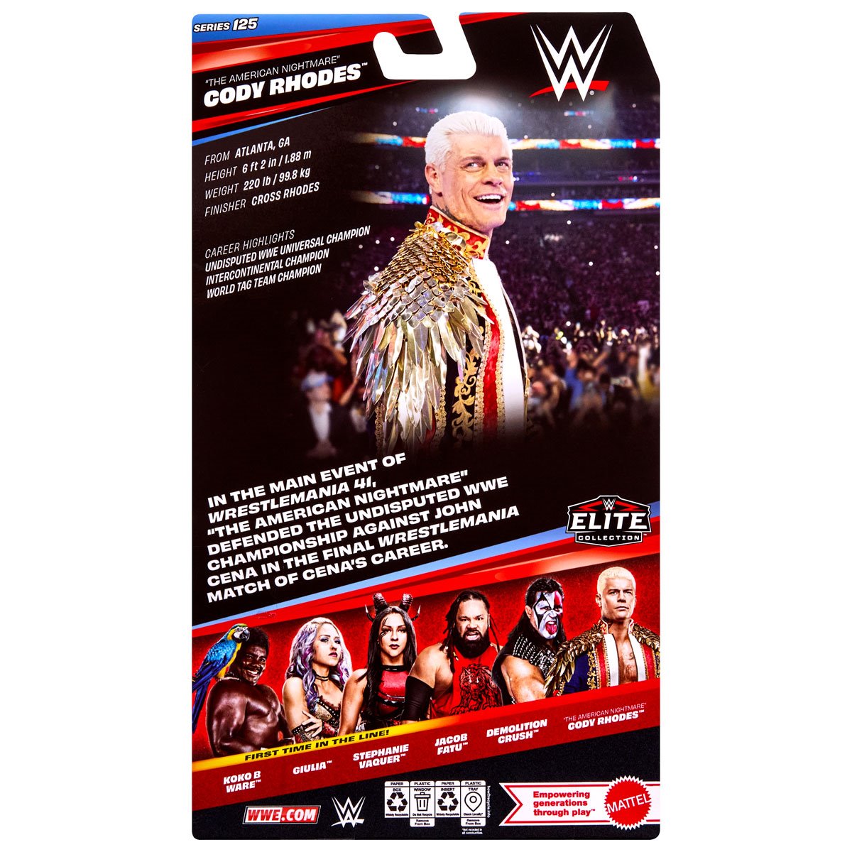 WWE Elite Collection Series 125 Cody Rhodes Action Figure
