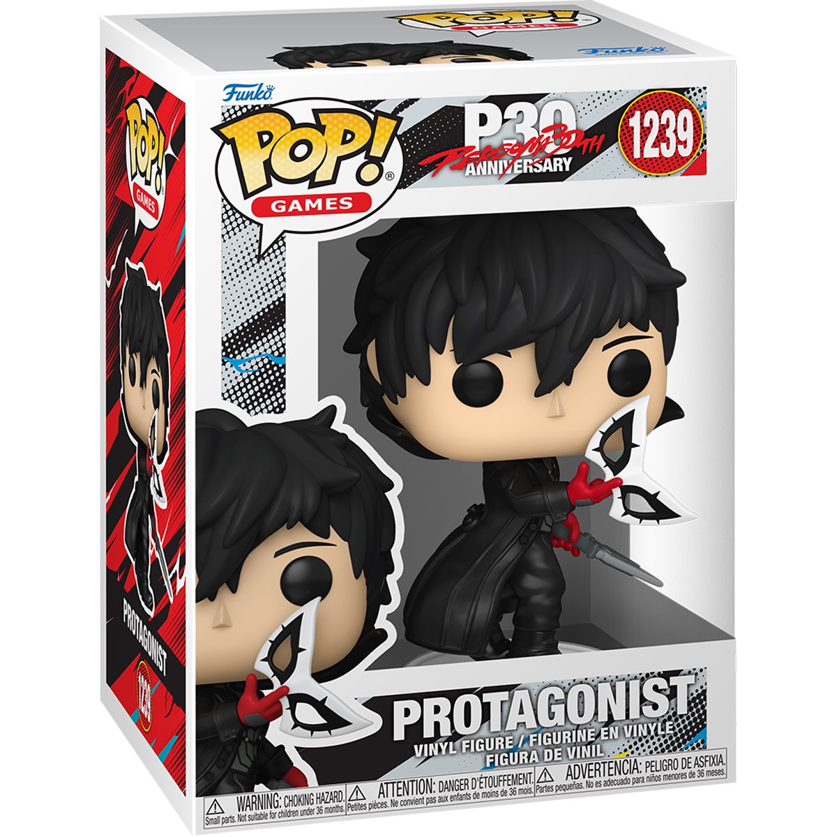 Persona 30th Anniversary Persona 5 Royal Protagonist Funko Pop! Vinyl Figure #1239