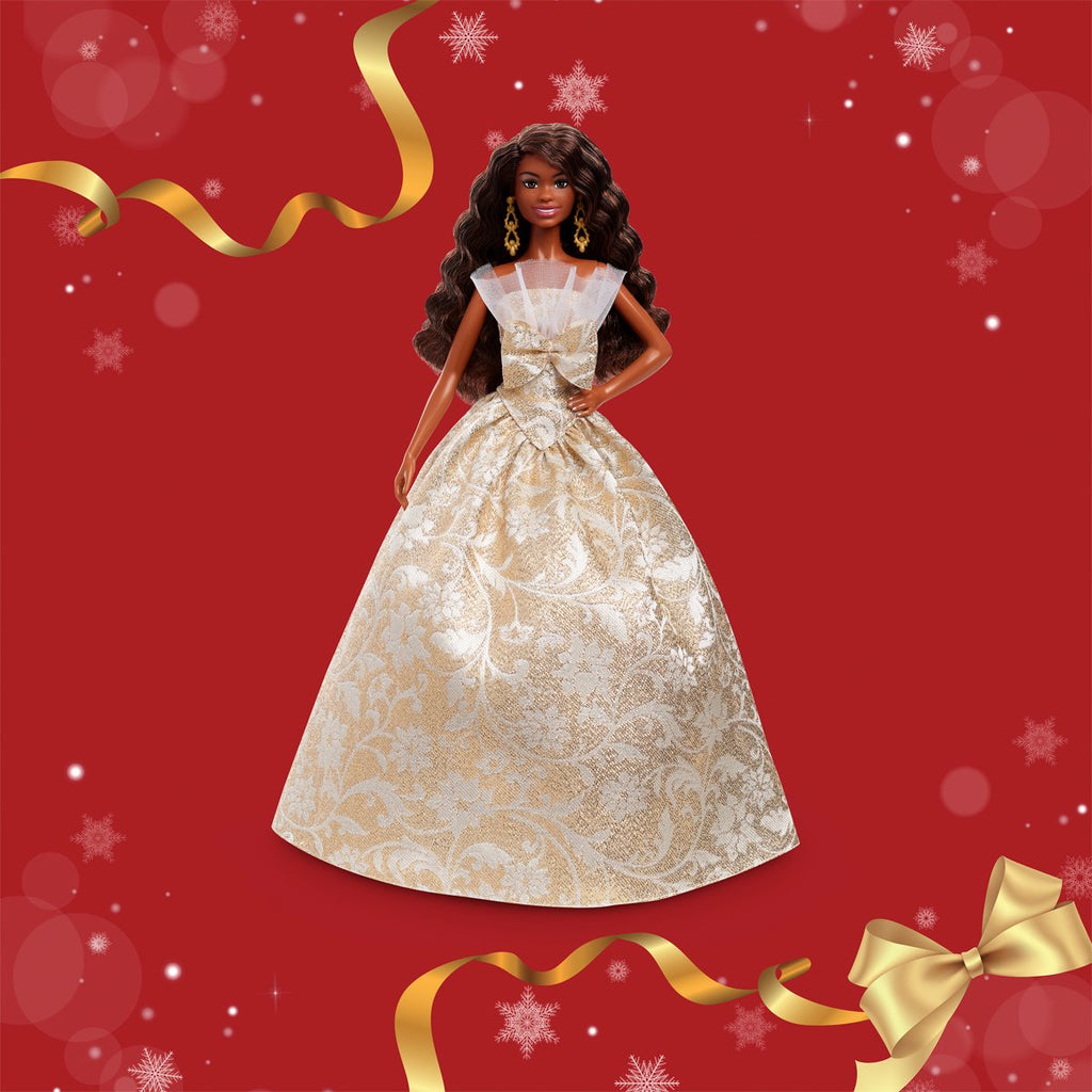Barbie 2025 Holiday Doll with Brown Hair