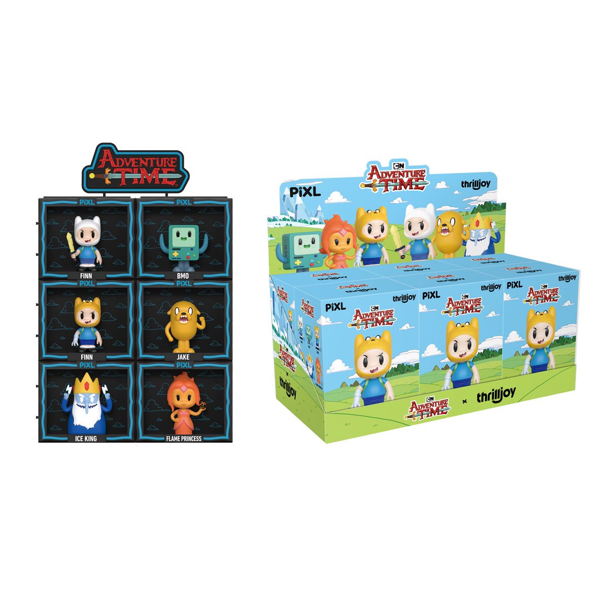 Adventure Time Blind Box PIXL Mini-Figure Display Case of 6