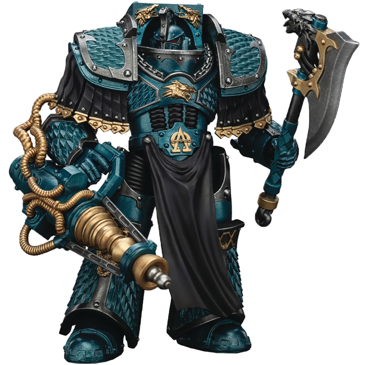Joy Toy Warhammer The Horus Heresy Alpha Legion Lernaean Terminator with Conversion Beam Cannon 1:18 Scale Action Figure