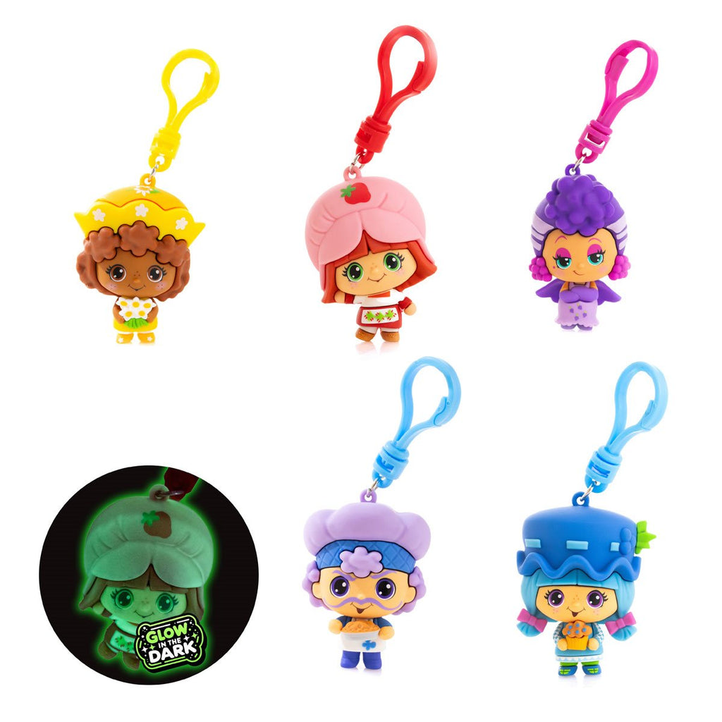 Strawberry Shortcake 2 1/2-Inch CheeBee Key Chain Random 6-Pack
