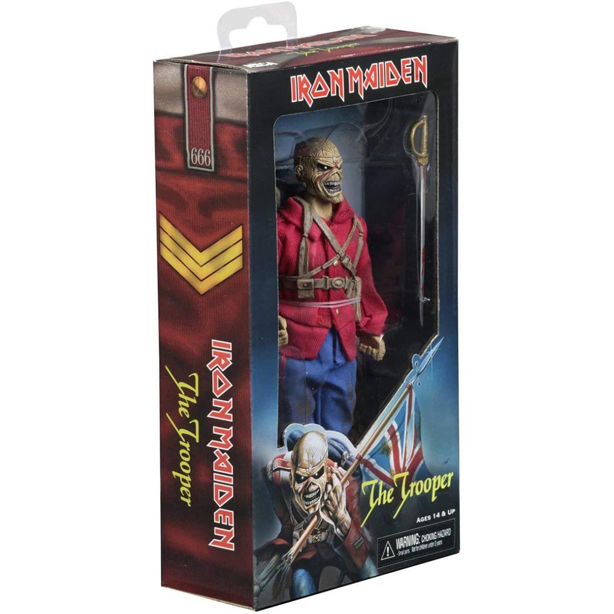 Iron Maiden Trooper Eddie 8-Inch Retro Action Figure