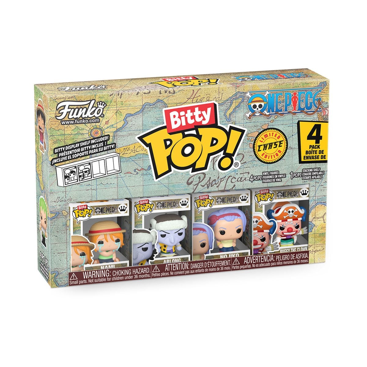 One Piece Nami Funko Bitty Pop! Mini-Figure 4-Pack
