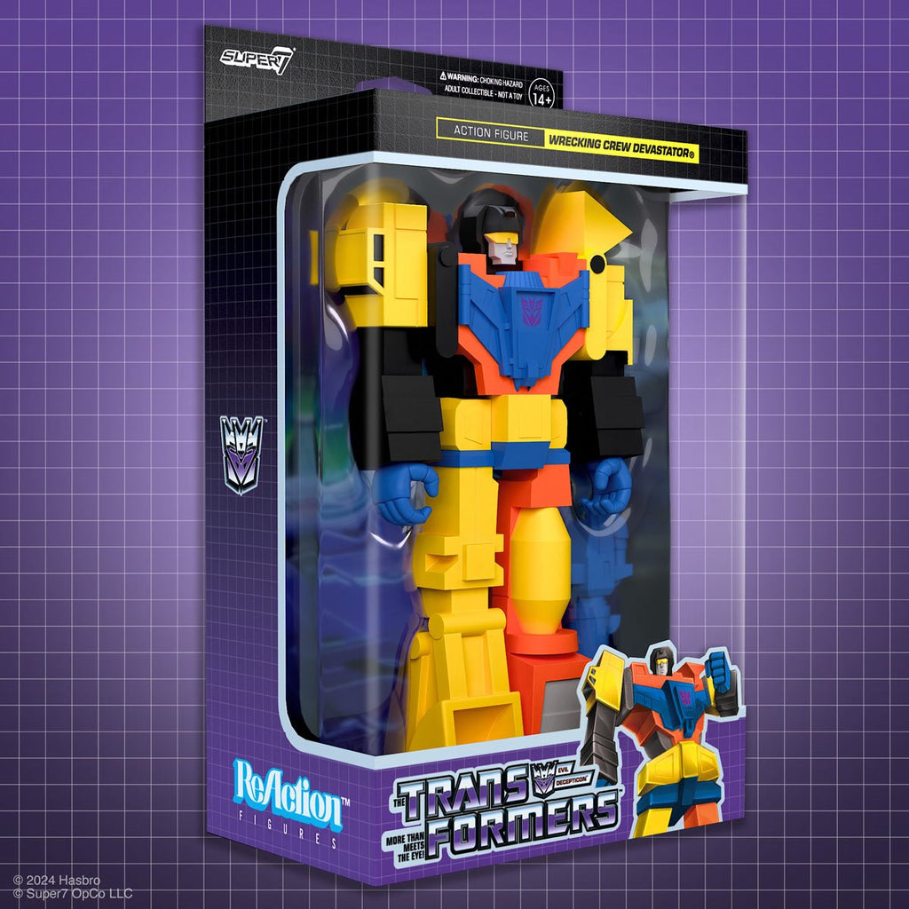Transformers Wrecking Crew Devastator 3 3/4-Inch Scale ReAction Figure