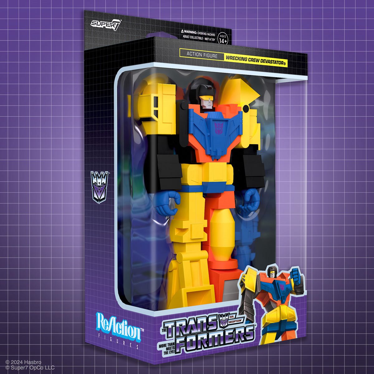 Transformers Wrecking Crew Devastator 3 3/4-Inch Scale ReAction Figure
