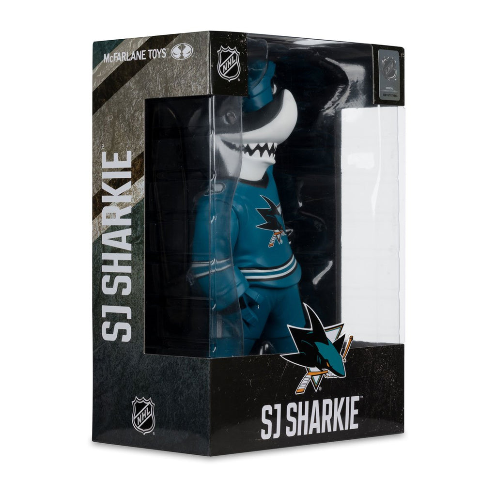 NHL San Jose Sharks S.J. Sharkie Mascot Posed Figure
