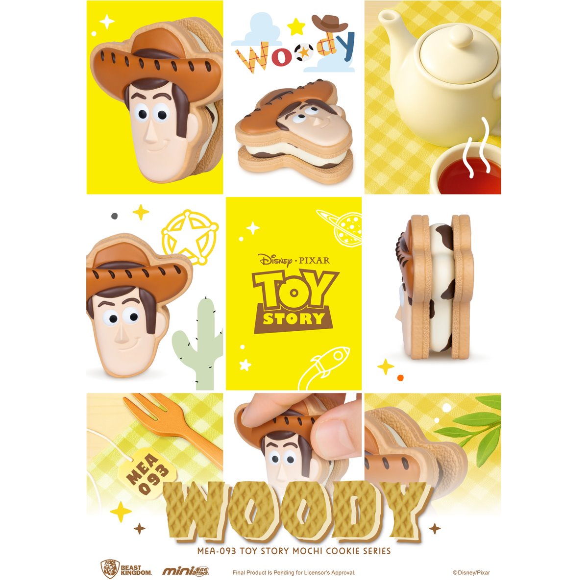 Toy Story Mochi Cookie Series MEA-093 Blind Box Mini-Figure Case of 6