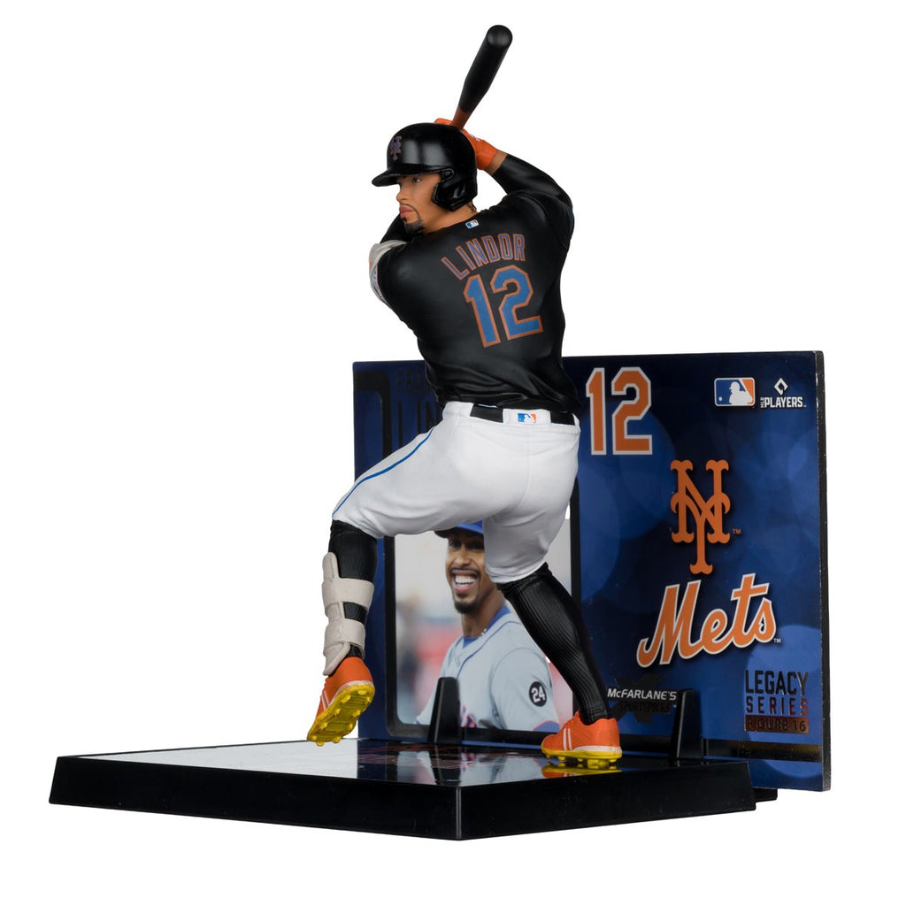 MLB SportsPicks New York Mets Francisco Lindor 7-Inch Posed Figure Case of 6