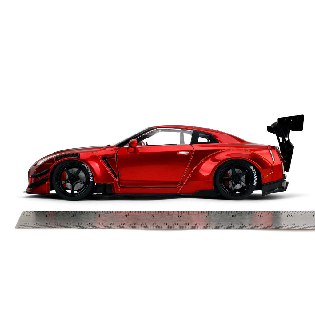 Pink Slips Wave 5 Nissan GT-R R35 with Liberty Walk Body Kit 2.0 1:18 Scale Die-Cast Metal Vehicle
