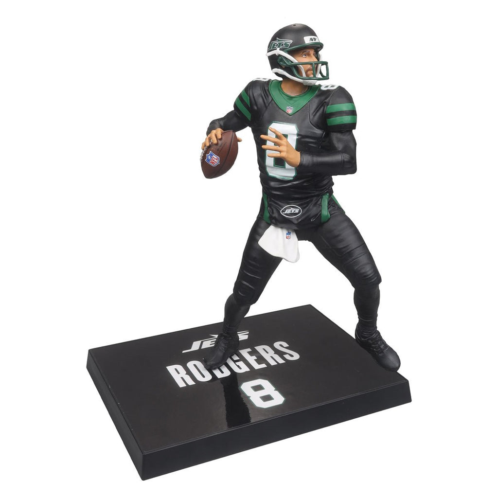 NFL SportsPicks 2024 Wave 2 New York Jets Aaron Rodgers 7-Inch Scale Posed Figure