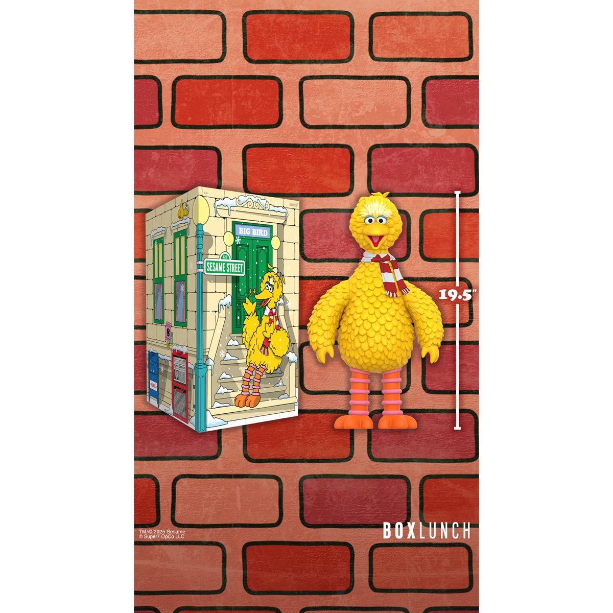 Sesame Street Big Bird SuperSize 19 1/2-Inch Vinyl Figure