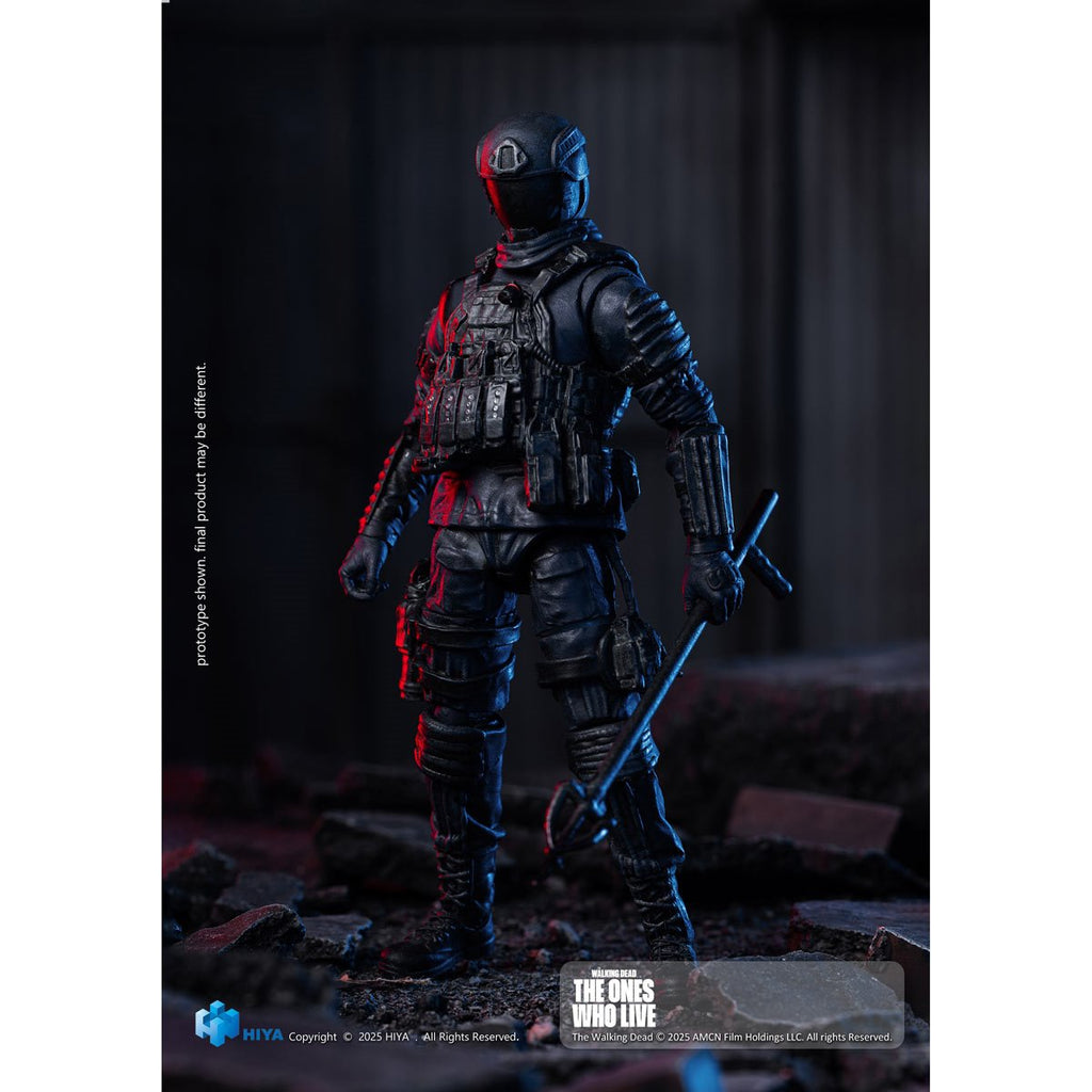 The Walking Dead The Ones Who Lived CRM Soldier Exquisite Mini Series 1:18 Scale Action Figure