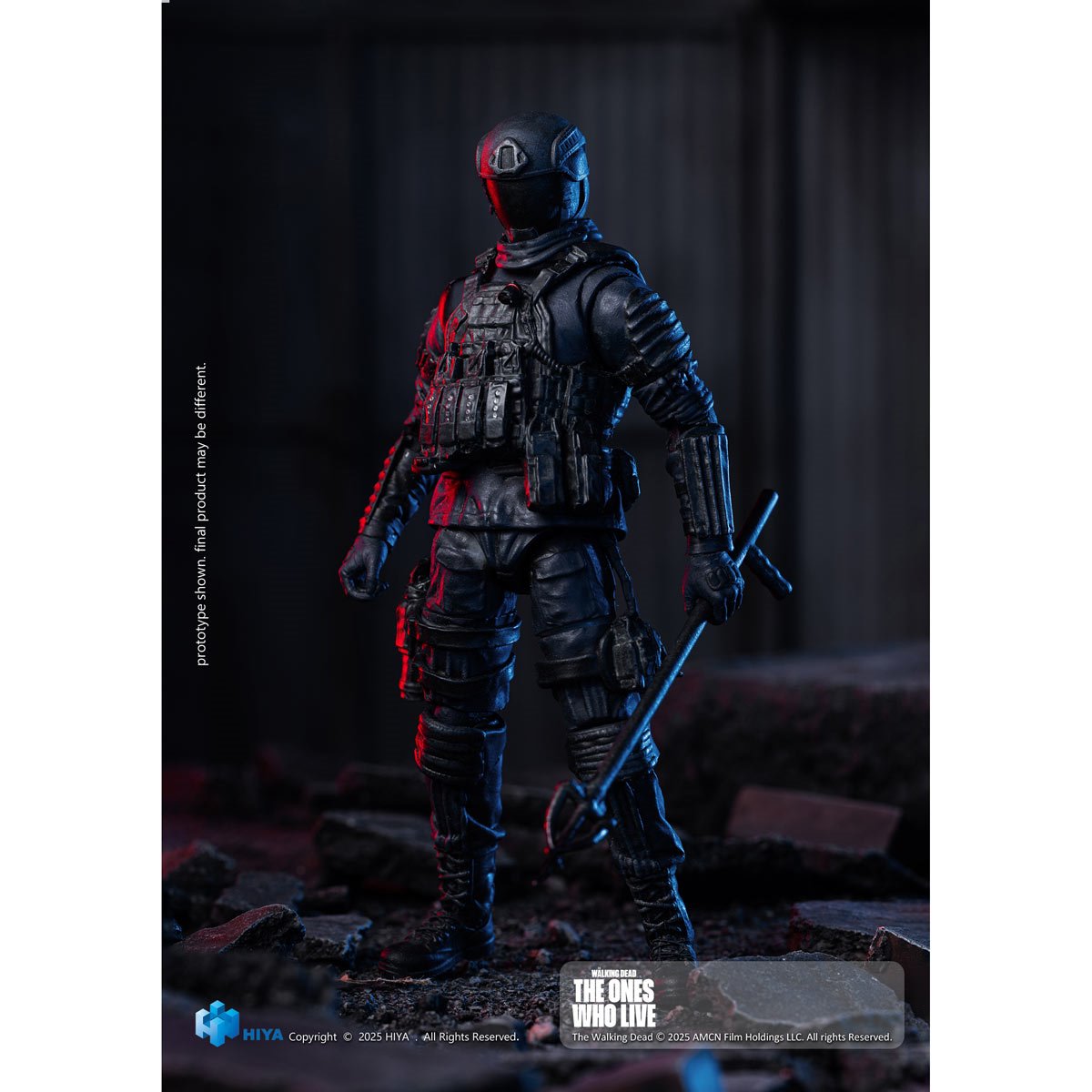 The Walking Dead The Ones Who Lived CRM Soldier Exquisite Mini Series 1:18 Scale Action Figure