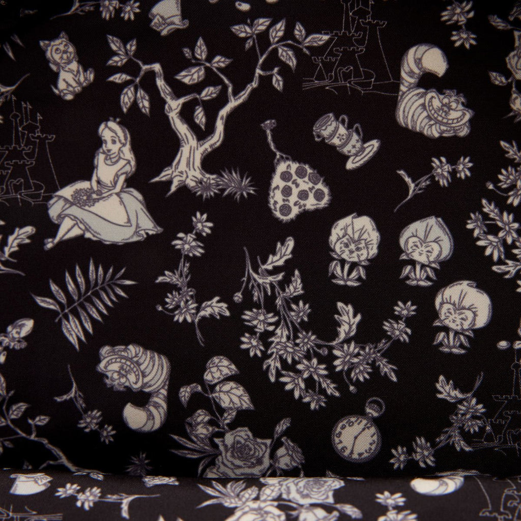 Alice in Wonderland Floral Mini-Backpack