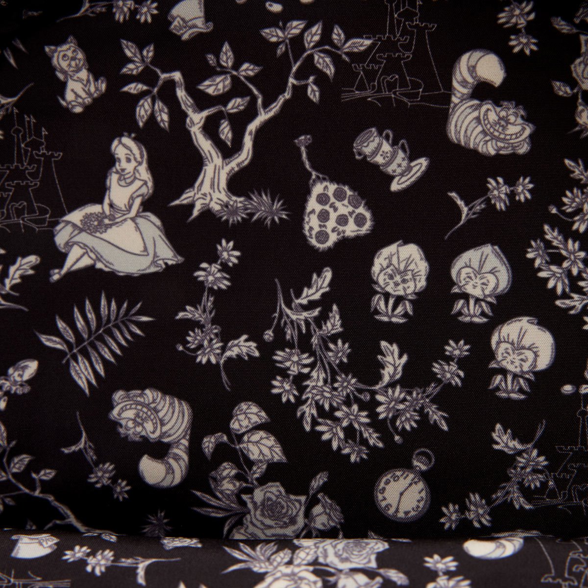 Alice in Wonderland Floral Mini-Backpack