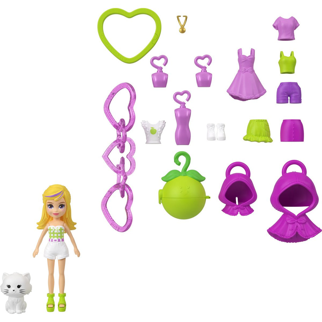 Polly Pocket Key Chain Style Kit Case of 4