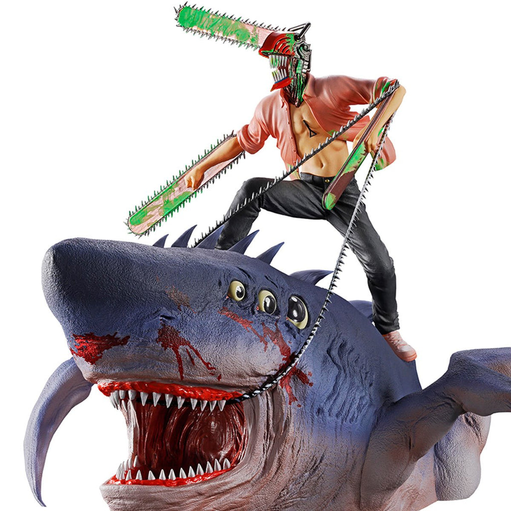 Chainsaw Man The Movie: Reze Arc Chainsaw Man and Beam Second Mega Impact Ichibansho Statue