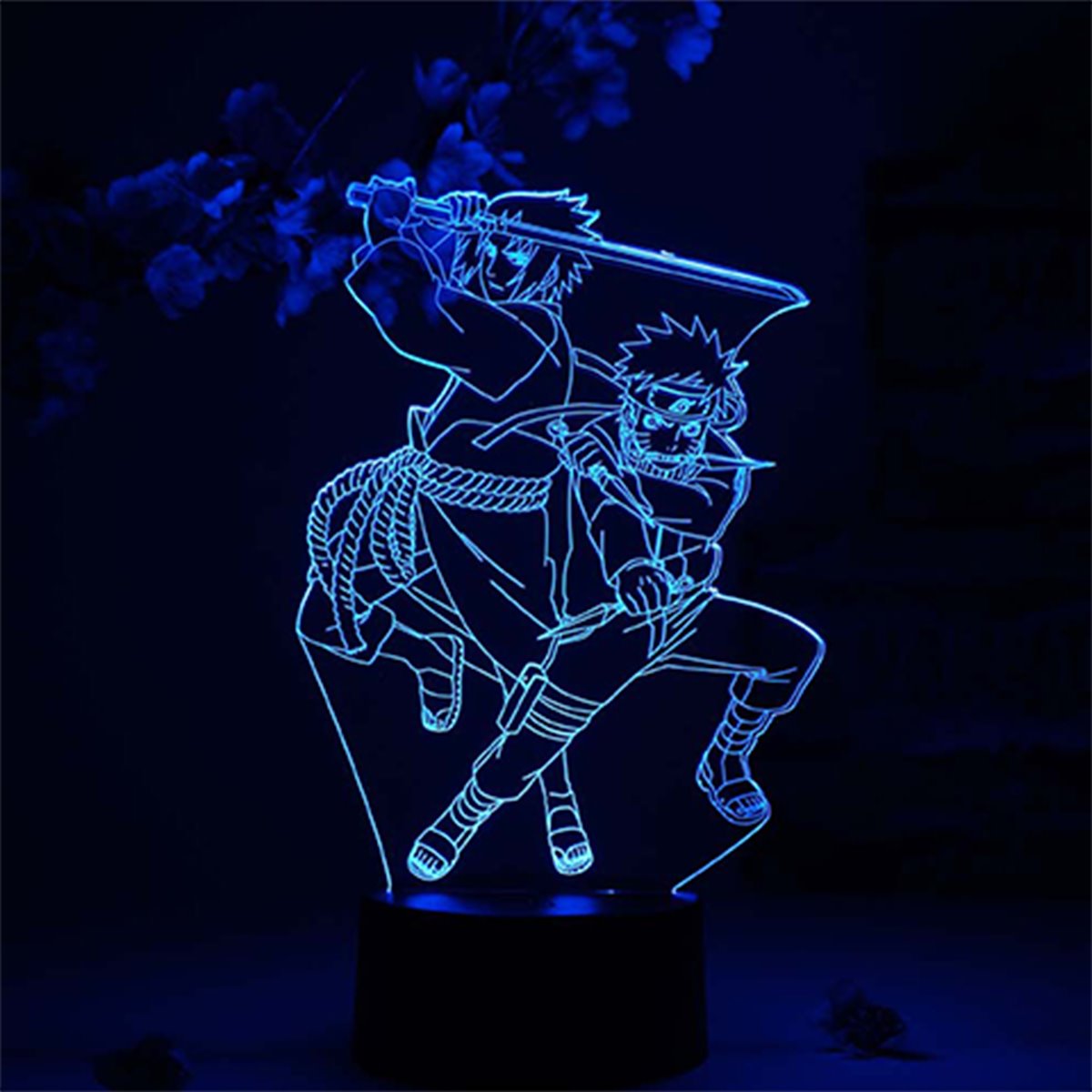 Naruto: Shippuden Naruto and Sasuke Otaku Lamp