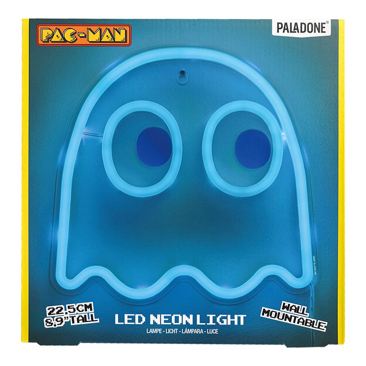 Pac-Man Ghost Wall Mountable LED Neon Light