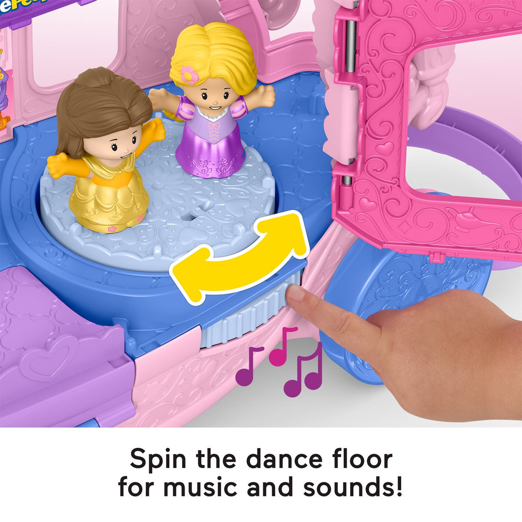Disney Princess Little People Pull-Along Musical Carriage Playset