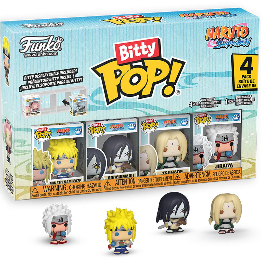 Naruto: Shippuden Team 2 Funko Bitty Pop! Mini-Figure 4-Pack