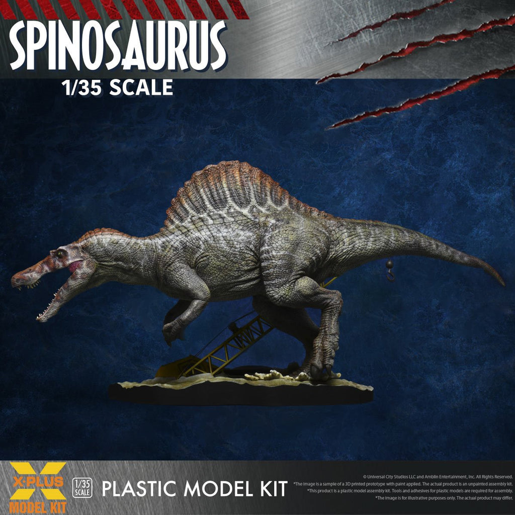 Jurassic Park III Spinosaurus 1:35 Scale Plastic Model Kit - Reissue