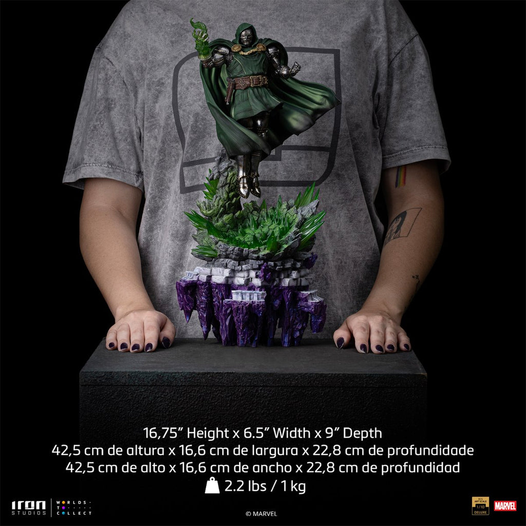 Doctor Doom Infinity Gauntlet Battle Diorama Series 1:10 Deluxe Art Scale Limited Edition Statue