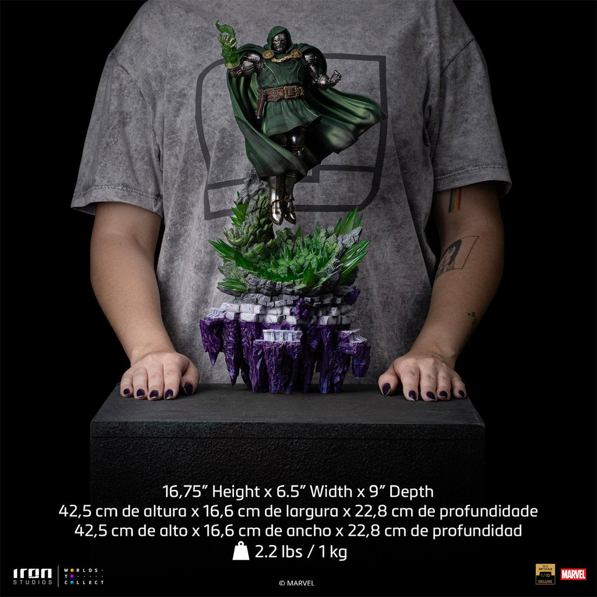 Doctor Doom Infinity Gauntlet Battle Diorama Series 1:10 Deluxe Art Scale Limited Edition Statue