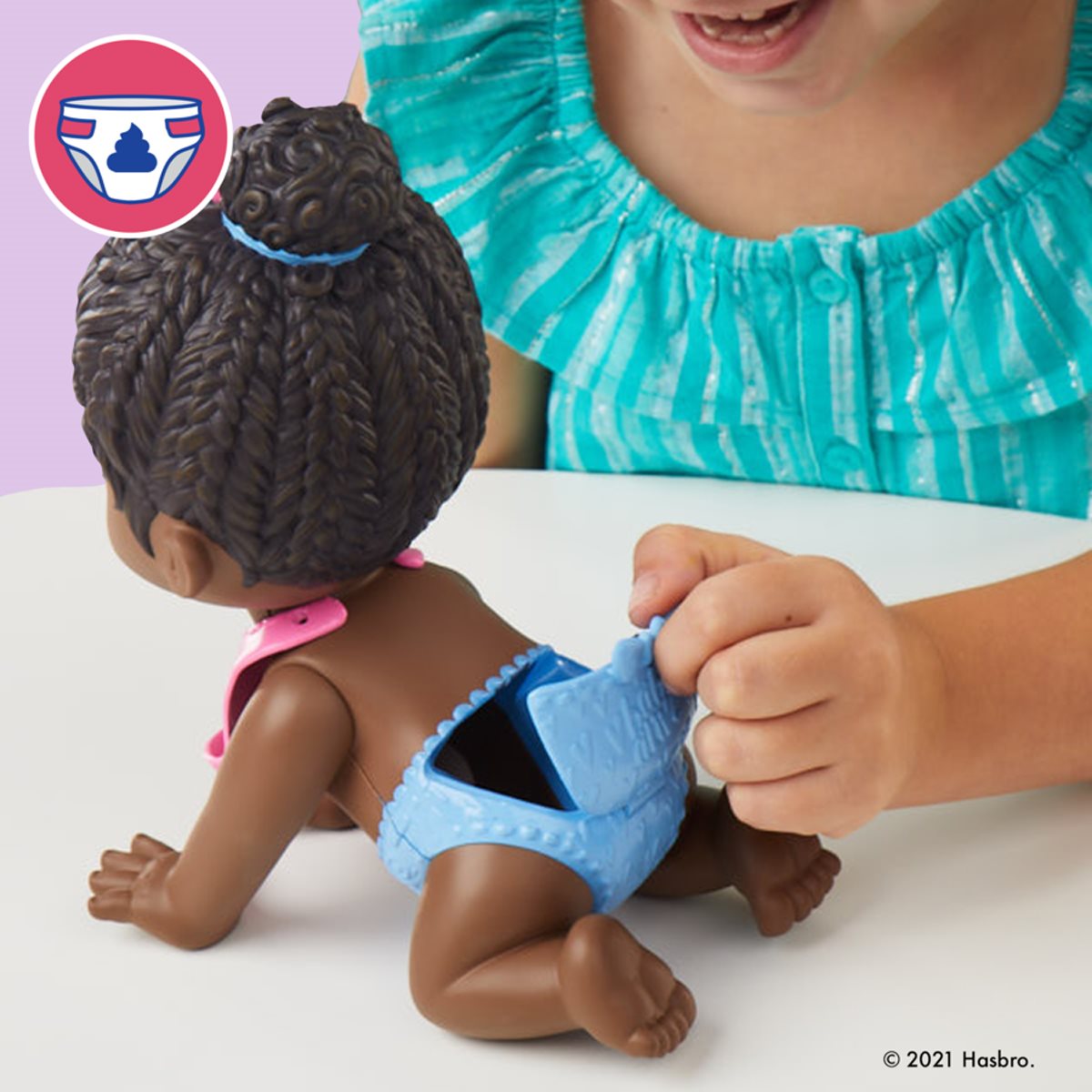 Baby Alive Lil Snacks Doll (Black Hair)