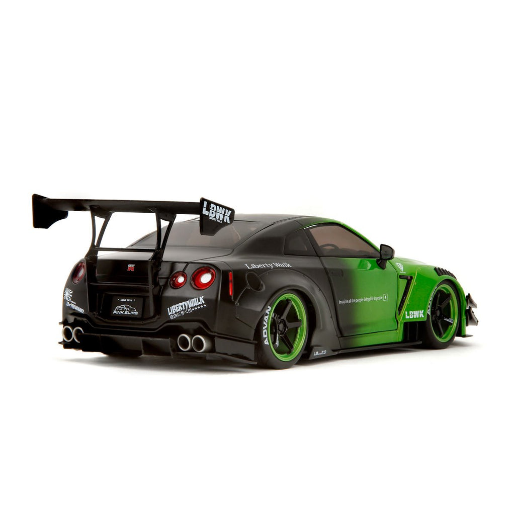 Pink Slips Wave 1 Nissan GT-R R35 with Liberty Walk Body Kit 1:18 Scale Die-Cast Metal Vehicle