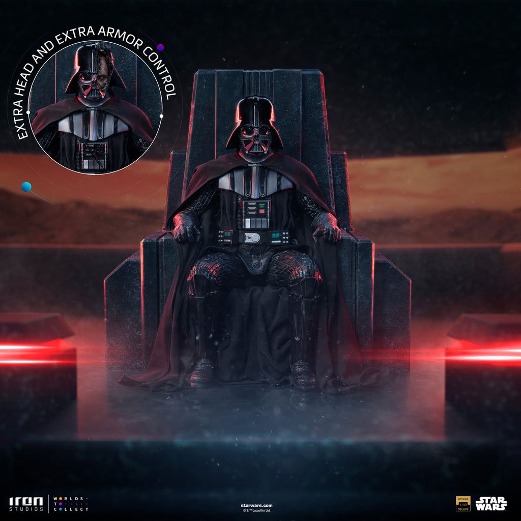 Star Wars: Obi-Wan Kenobi Darth Vader on Throne 1:10 Art Scale Limited Edition Statue