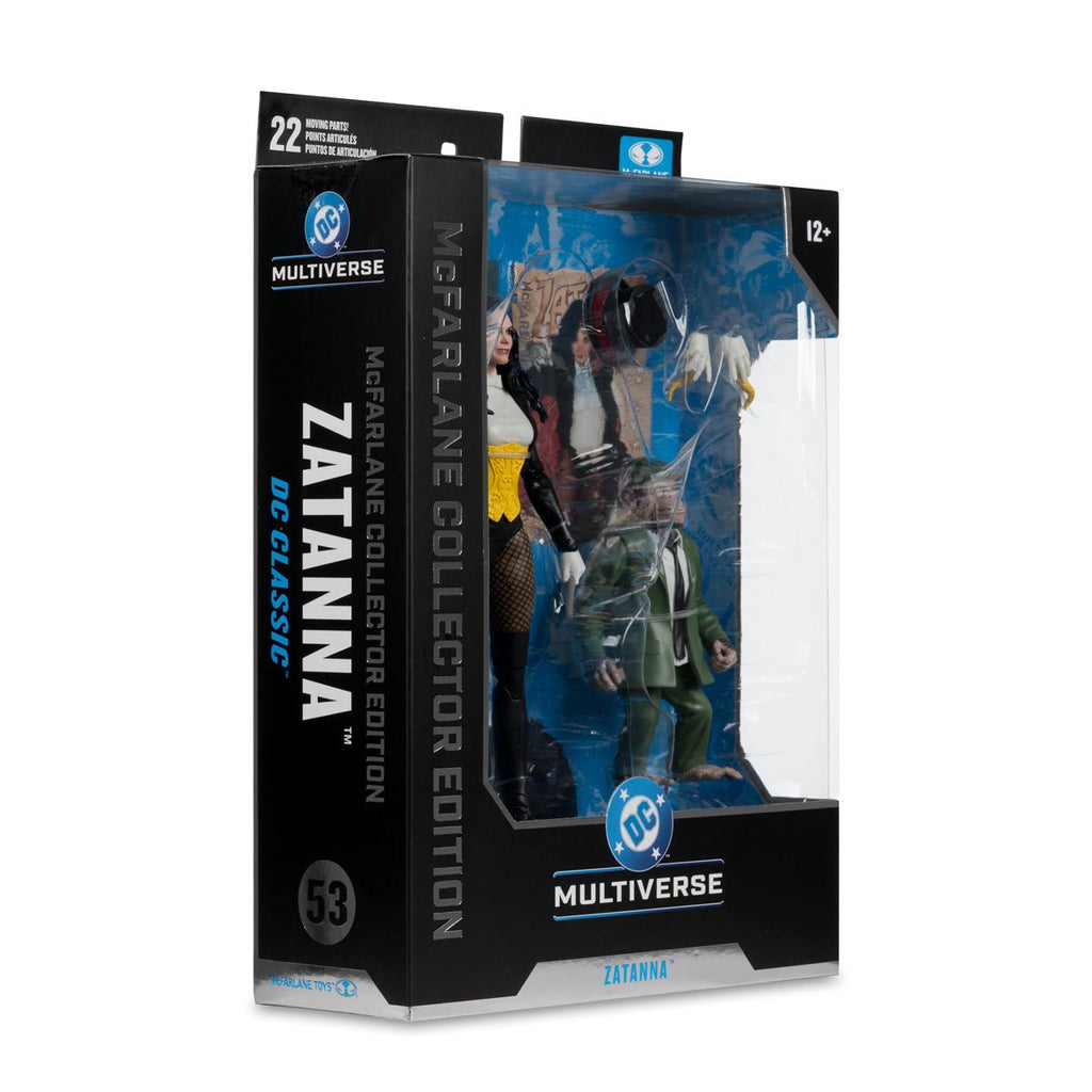DC McFarlane Collector Edition Wave 13 Zatanna with Detective Chimp DC Classic #53 7-Inch Scale Action Figure