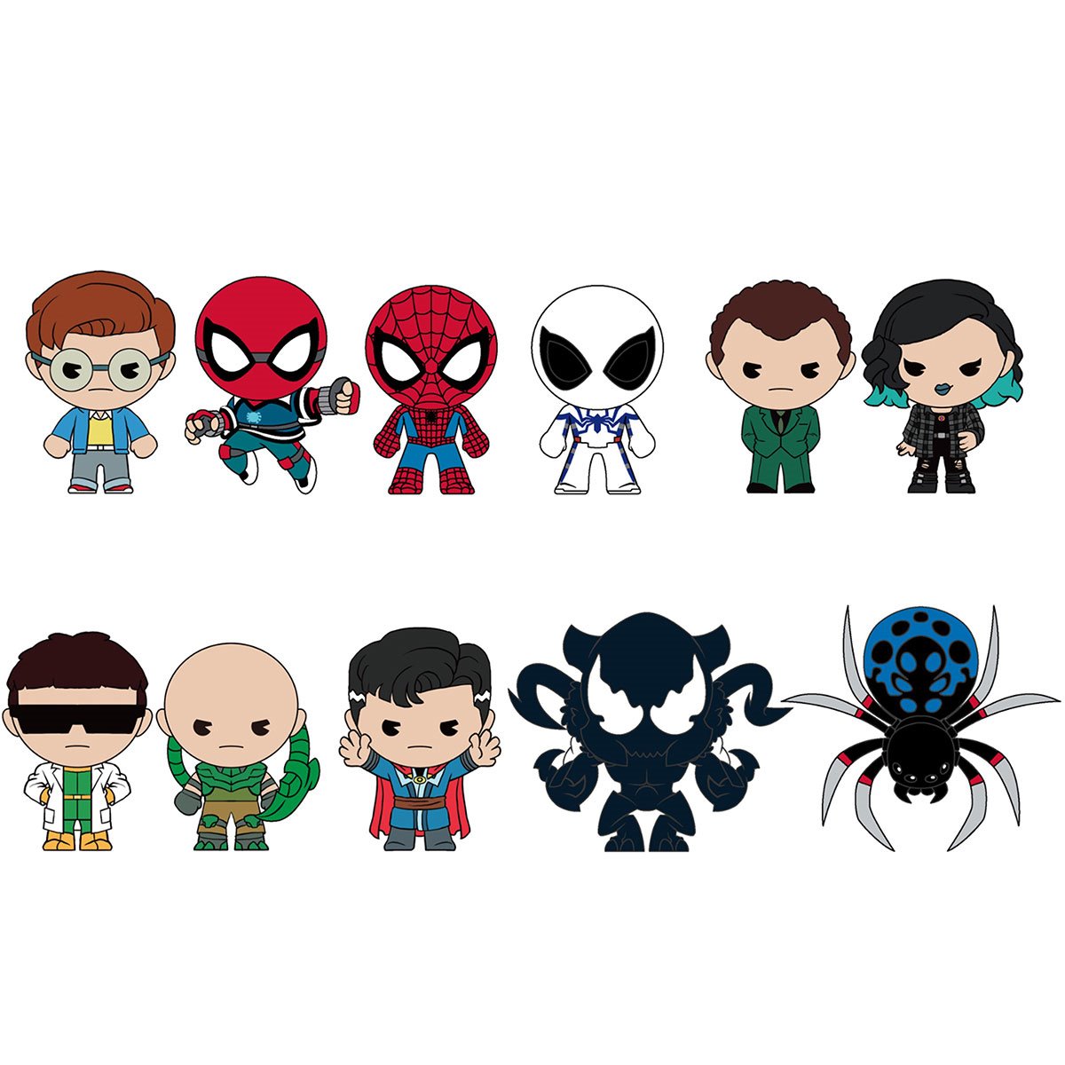 Your Friendly Neighborhood Spider-Man 3D Foam Bag Clip Display Case of 24