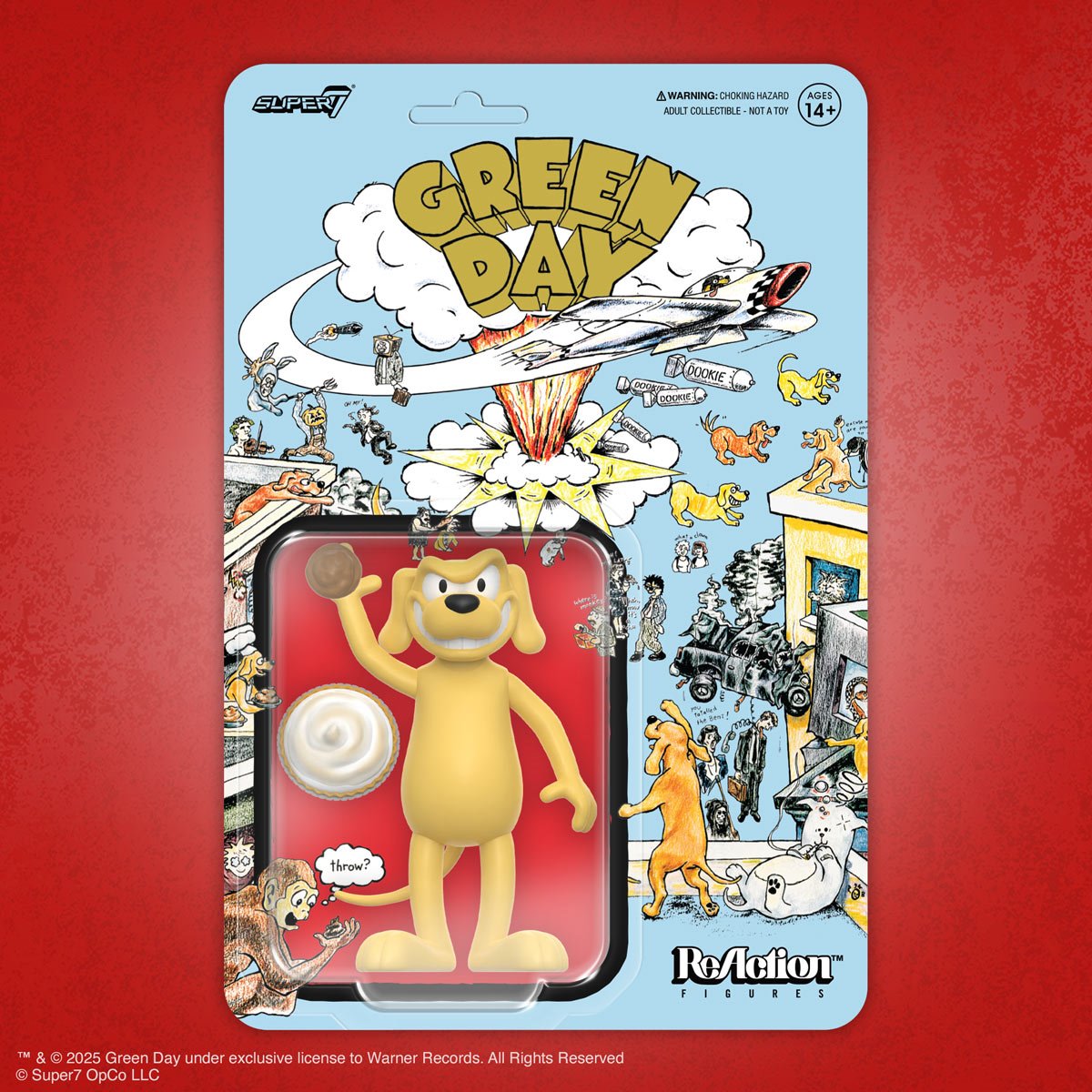 Green Day 3 3/4-Inch Dookie Dog ReAction Figure