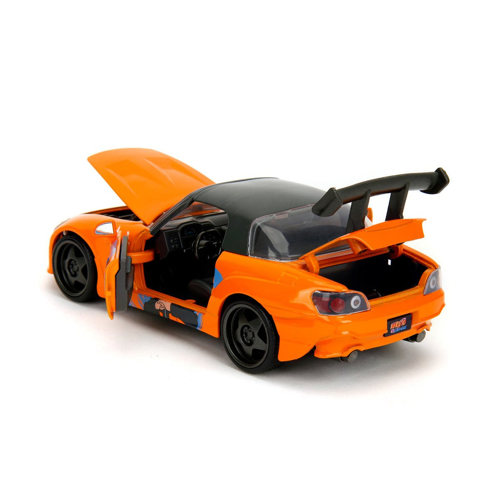 Naruto: Shippuden 2001 Honda S2000 1:24 Scale Die-Cast Metal Vehicle with Figure
