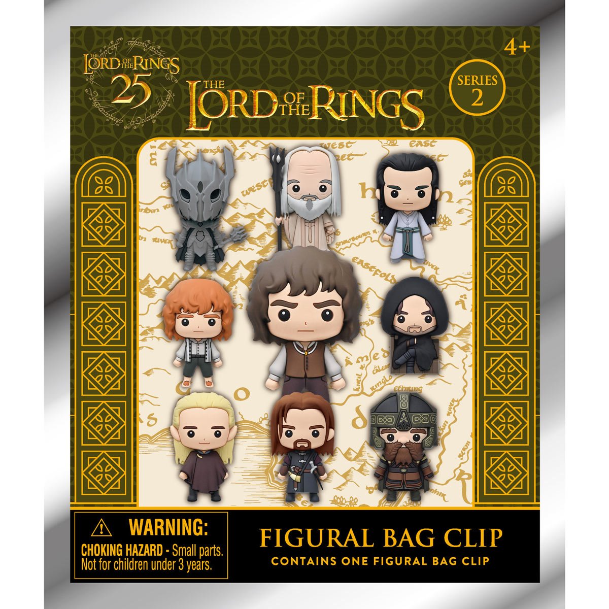 The Lord of the Rings Series 2 3D Foam Bag Clip Random 6-Pack