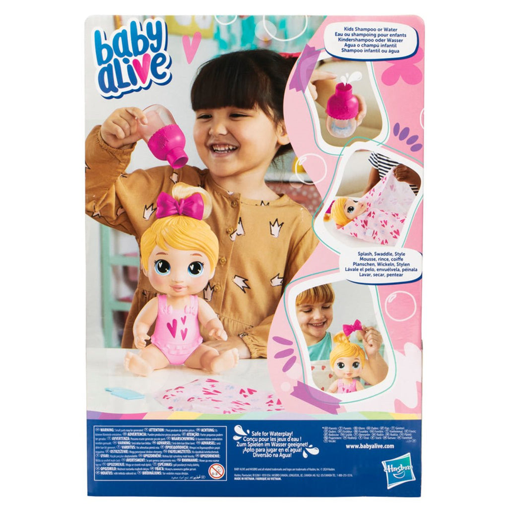 Baby Alive Shampoo Snuggle Harper Hugs Bonde 11-Inch Doll