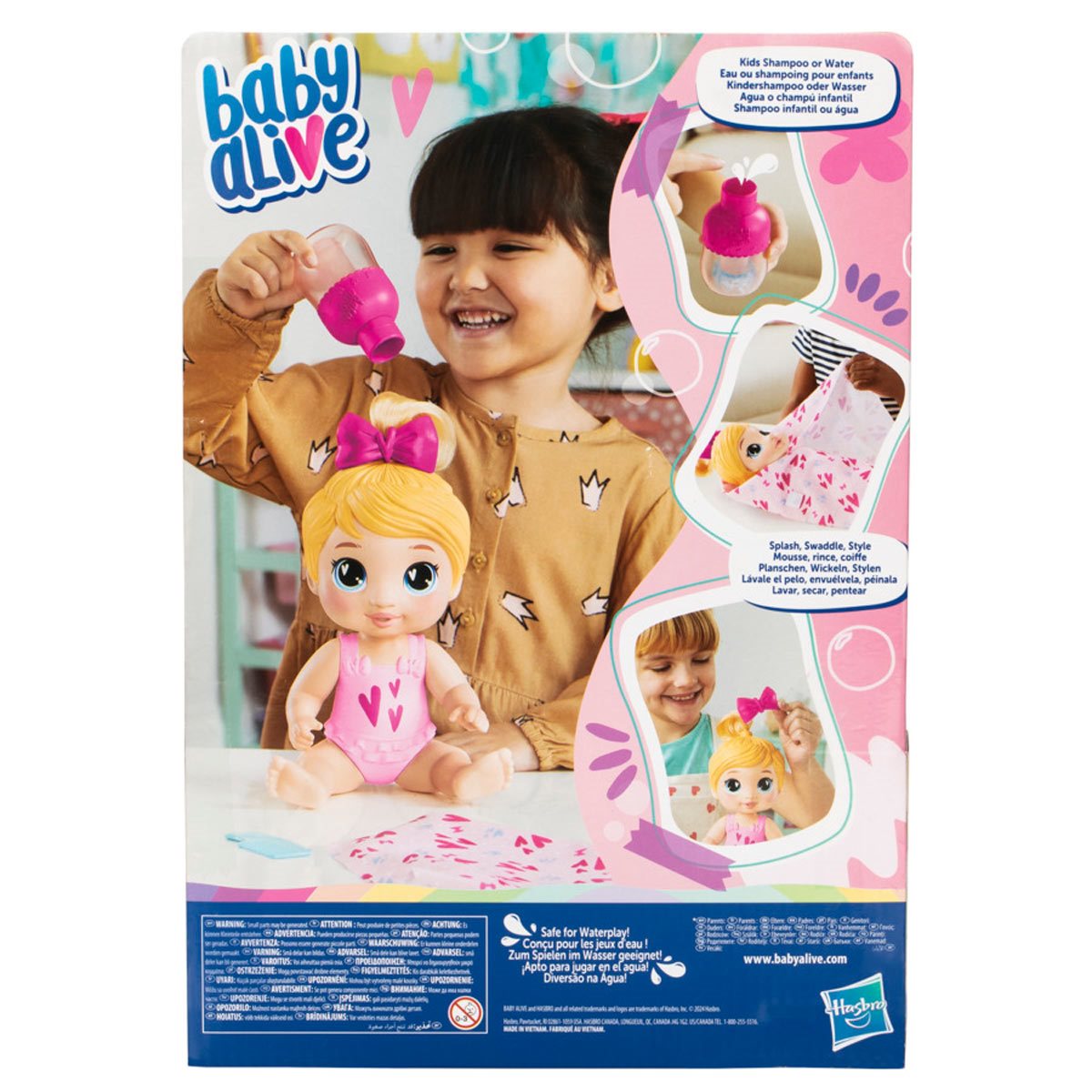 Baby Alive Shampoo Snuggle Harper Hugs Bonde 11-Inch Doll
