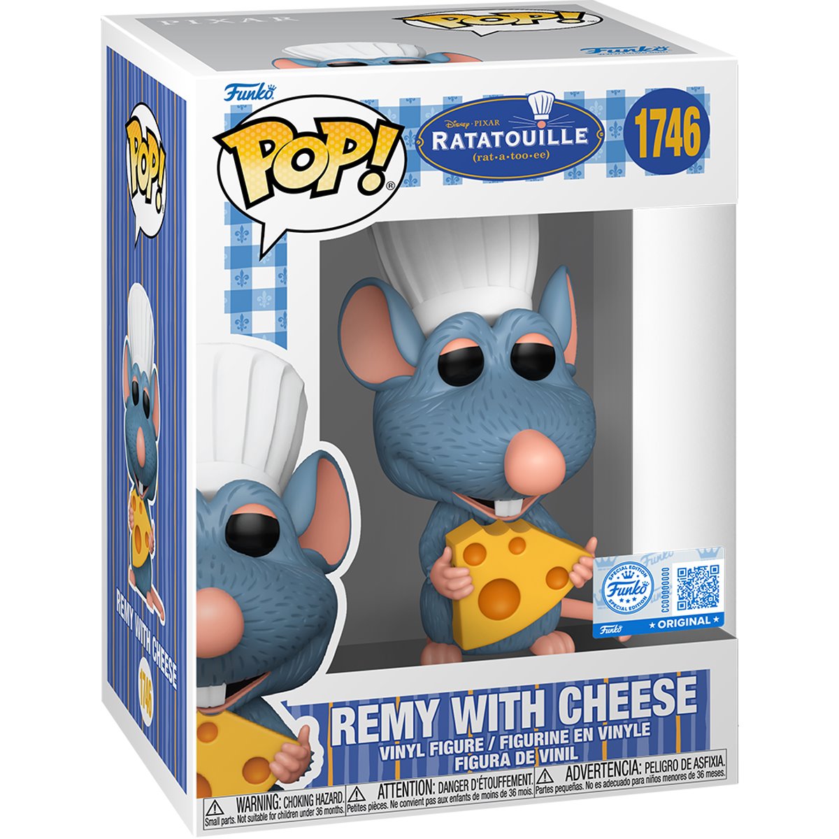 Ratatouille Remy with Cheese Funko Pop! Vinyl Figure #1746 - Specialty
