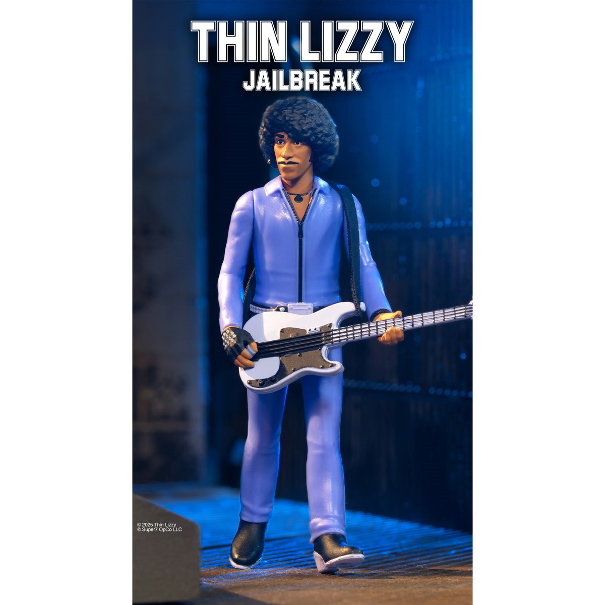 Thin Lizzy Phil Lynott Jailbreak 3 3/4-Inch ReAction Figure