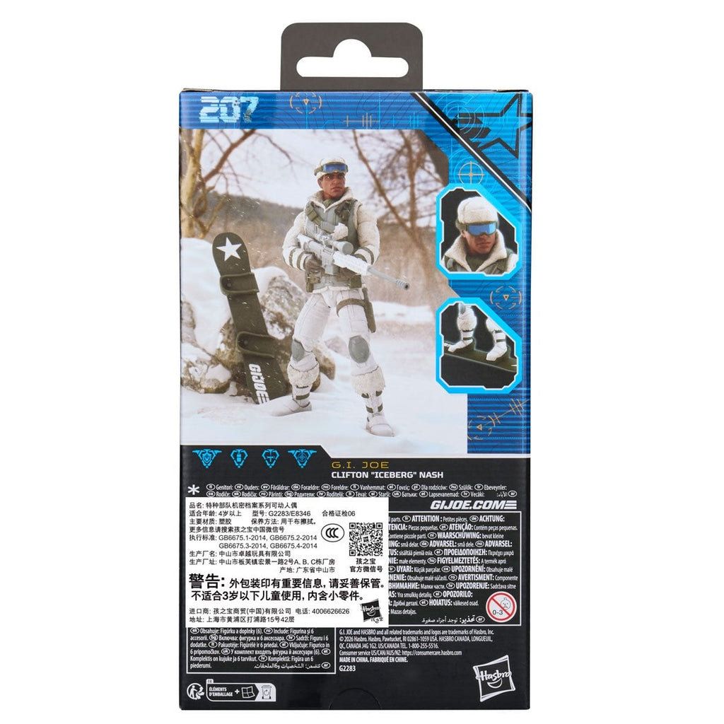 G.I. Joe Classified Series 207 Clifton Iceberg Nash 6-Inch Action Figure