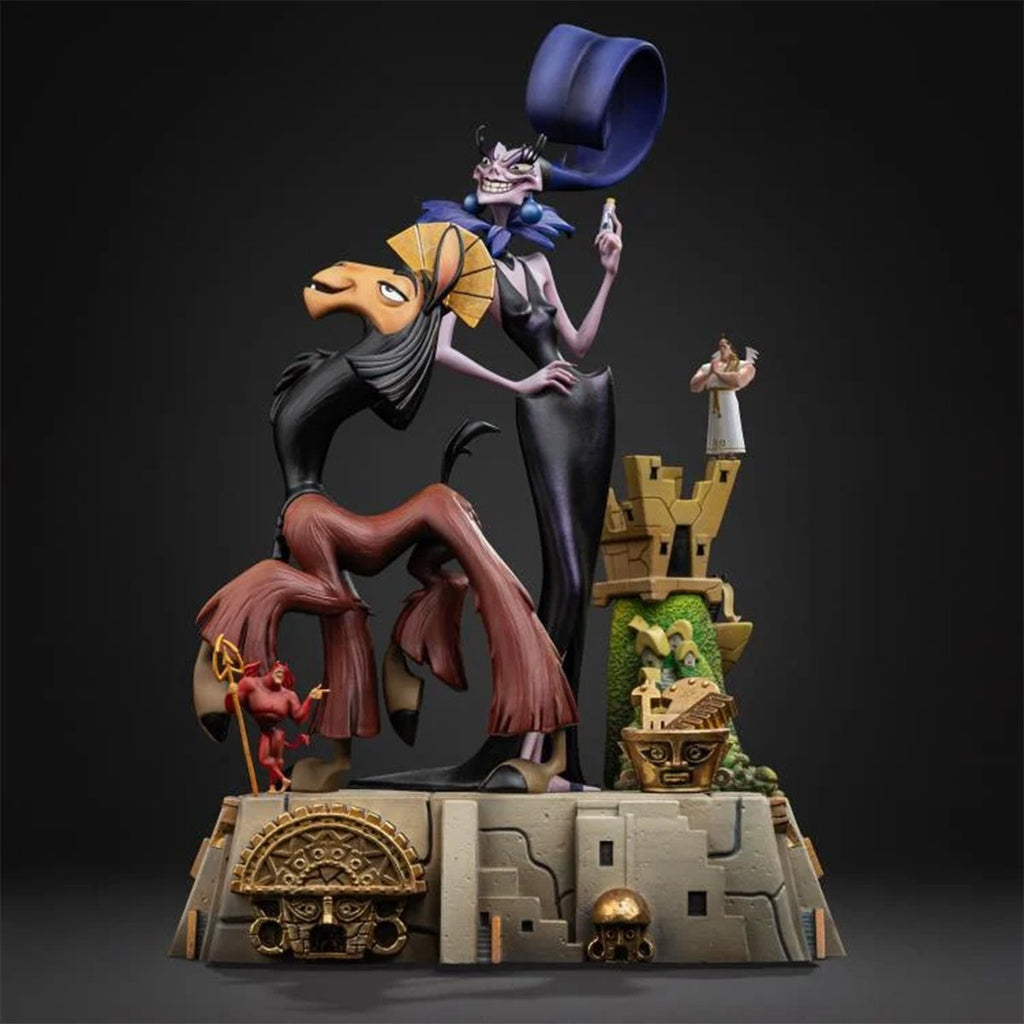 The Emperor's New Groove Kuzco & Yzma Deluxe 1:10 Art Scale Limited Edition Statue