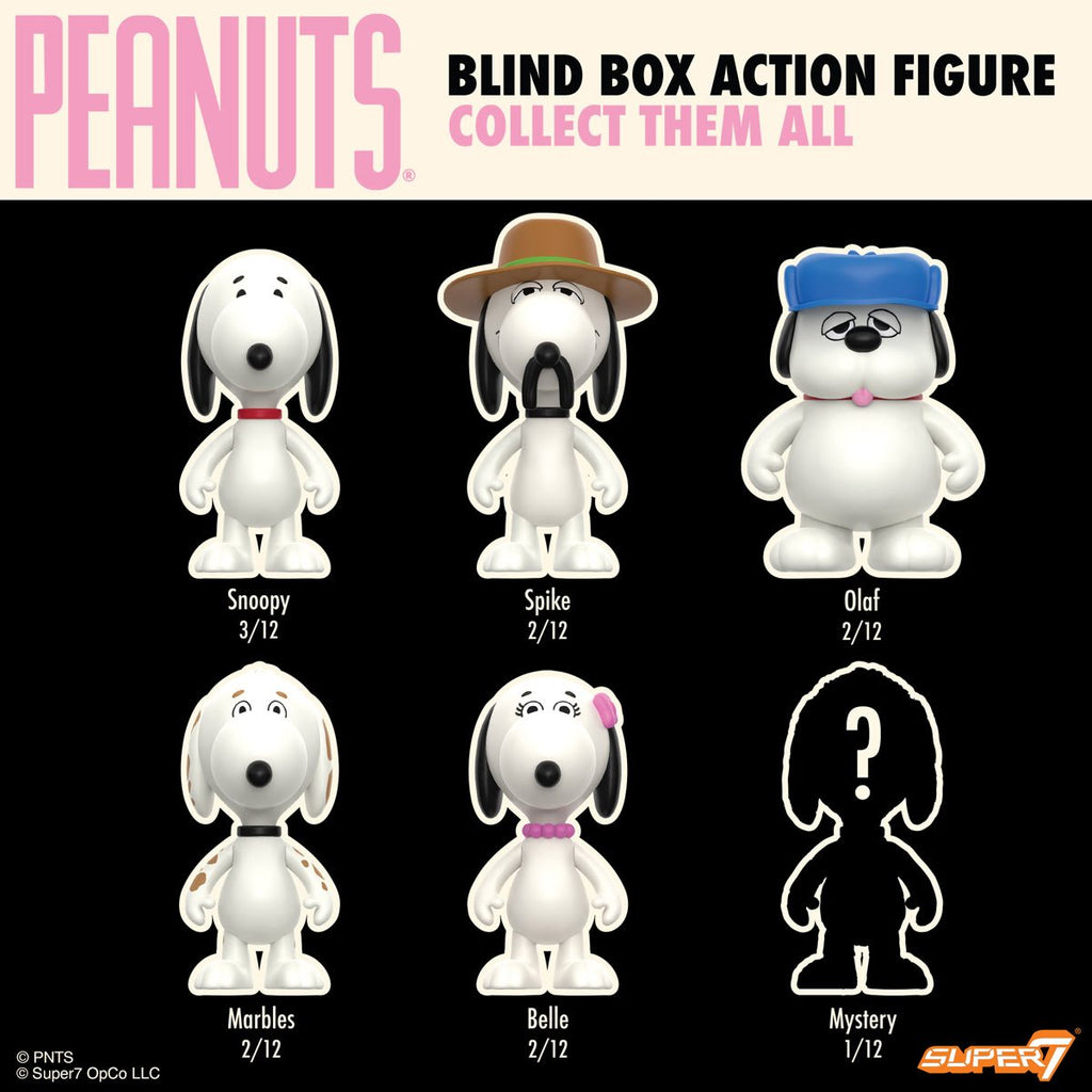 Peanuts Snoopy's Siblings 3 3/4-Inch ReAction Figure Case of 12