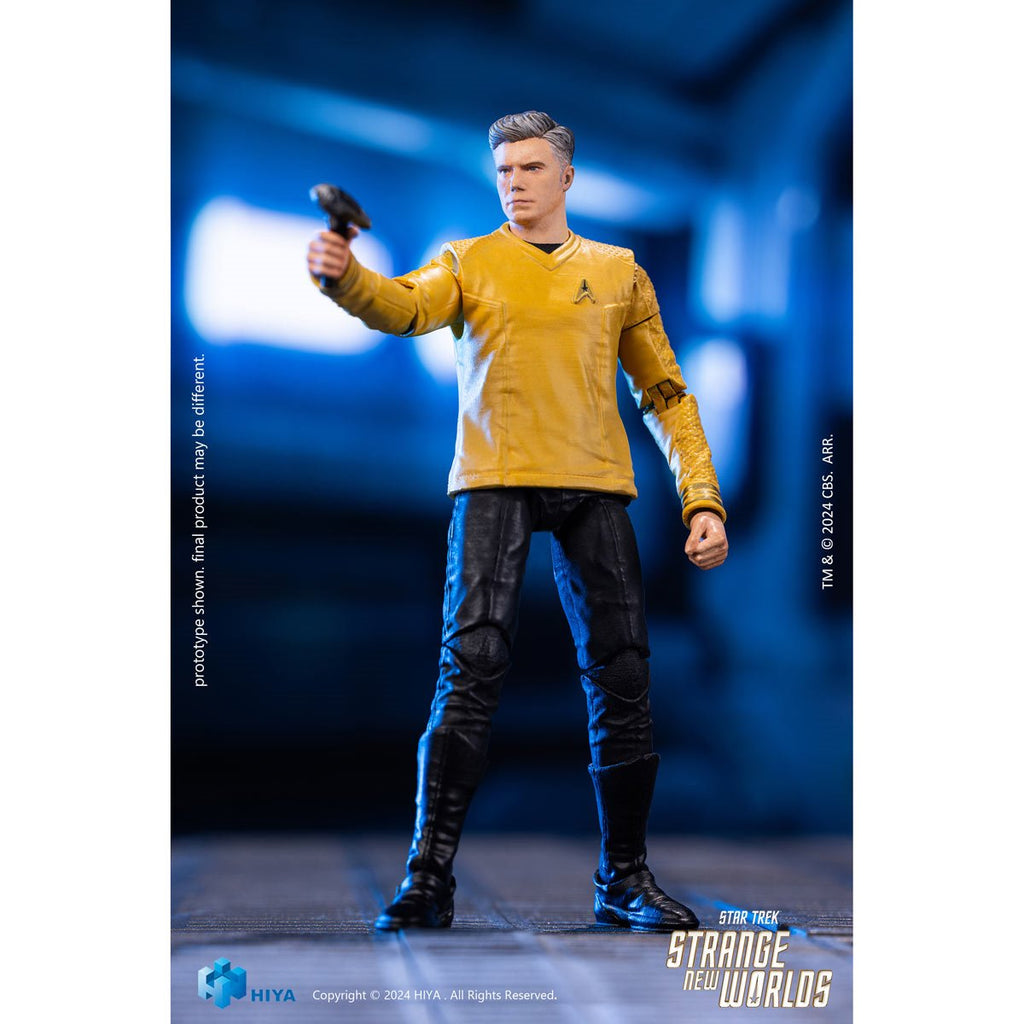 Star Trek: Strange New Worlds Captain Christopher Pike Exquisite Mini Series 1:18 Scale Action Figure