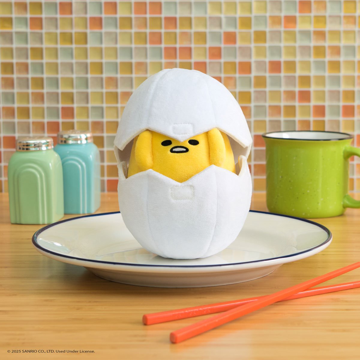 Sanrio Gudetama In Eggshell 5-Inch Plush