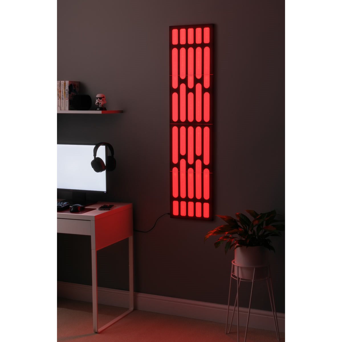 Star Wars Death Star Wall Panel Light with Color Change and Music Reactive Modes