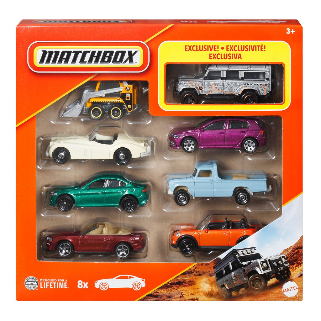 Matchbox 1:64 Scale 2025 Wave 5 Die-Cast Vehicle 8-Pack Case of 6